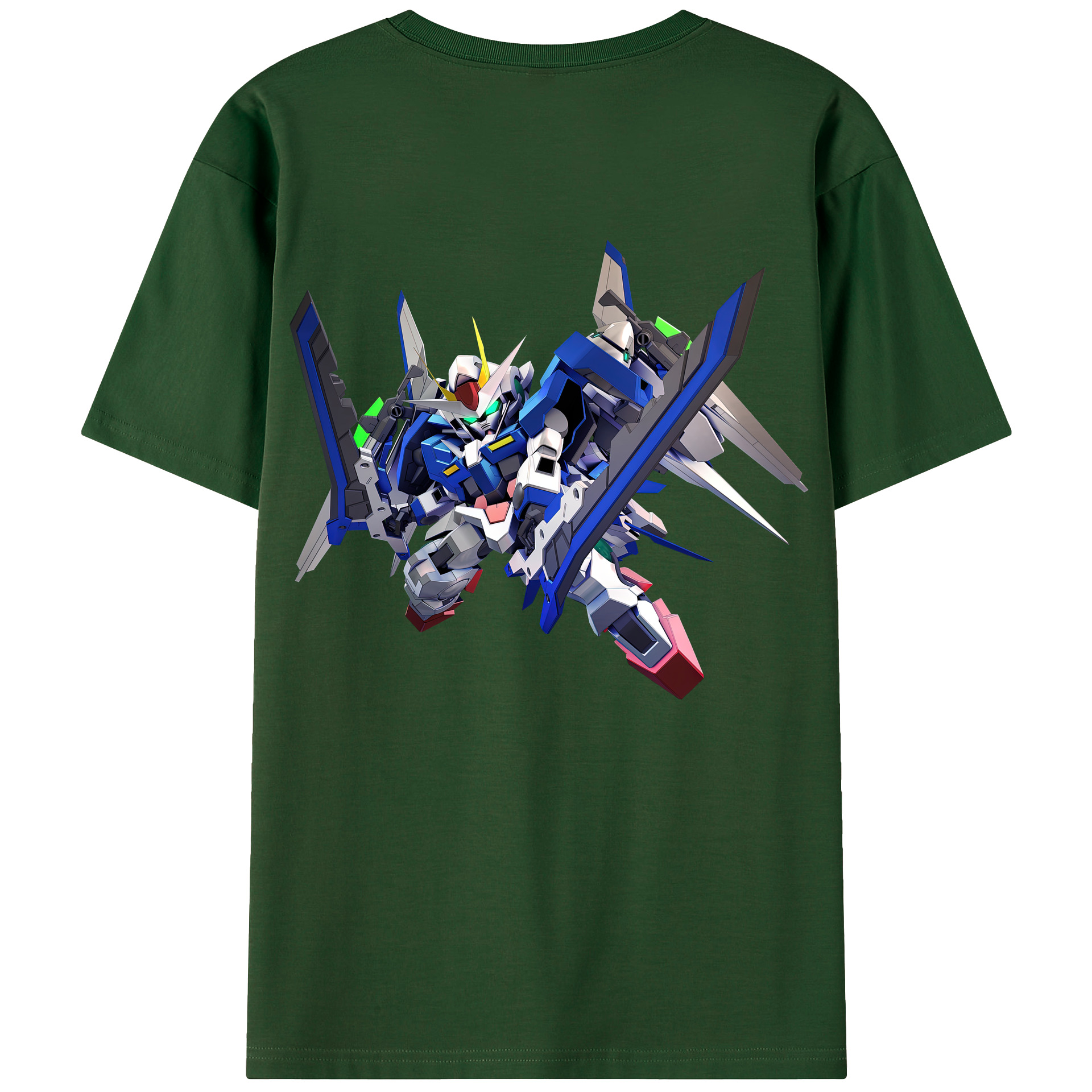 （画像用） 機動戦士ガンダム Mobile Suit Gundam 綿100％半袖Tシャツ（背面プリント）